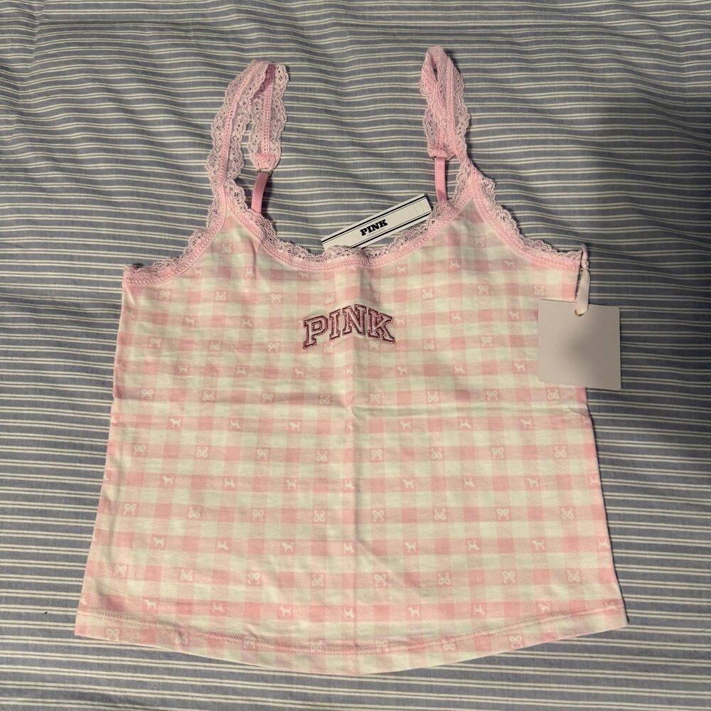 PINK x LoveShackFancy Cotton Cami
